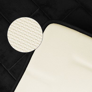 Memory Foam Bath Mat Soft Absorbent Non-slip Thick Dry Fast Rug Bathroom Floor Tub 16" X 24"