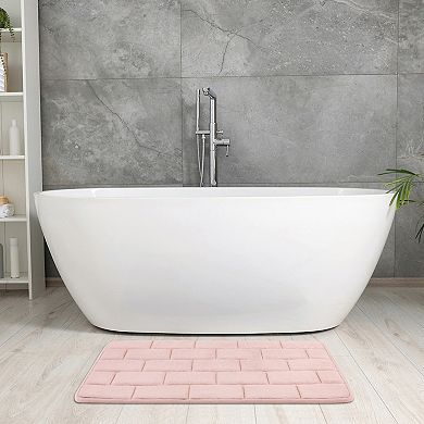 Memory Foam Bath Mat Soft Absorbent Non-slip Thick Dry Fast Rug Bathroom Floor Tub 16" X 24"