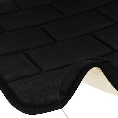 Memory Foam Bath Mat Soft Absorbent Non-slip Thick Dry Fast Rug Bathroom Floor Tub 16" X 24"