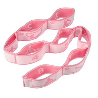 Yoga Stretching Band Yoga Stretch Strap With 8 Loops Elastic Exercise Band Expandable Strap