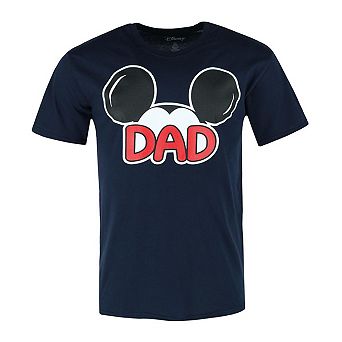Jerry Leigh Men's Mickey Mouse Dad Family T-Shirt