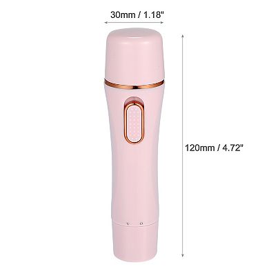 4 In 1 Usb Electric Hair Trimmer Removers For Eyebrow, Legs, Bikini, Nose Pink