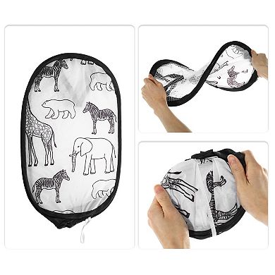 1 Pcs 40l Folding Laundry Basket Durable Folding Laundry Hamper 11.81"x11.81"x18.90"