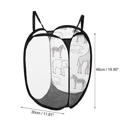 1 Pcs 40l Folding Laundry Basket Durable Folding Laundry Hamper 11.81"x11.81"x18.90"