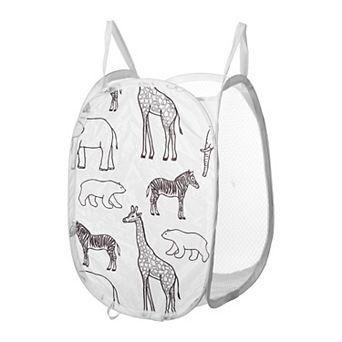 1 pc 40l Folding Laundry Basket Durable Folding Laundry Hamper 11.81"x11.81"x18.90"