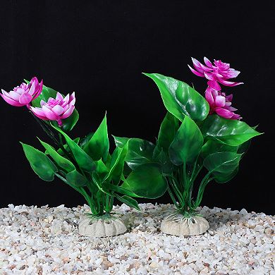 1pcs Fish Tank Aquarium Decorations Plants Pe Ceramics Plants For Aquarium Decor 5.91"