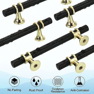 5pcs Kitchen Cabinet Handles, Drawer Pulls Drawer Hands 5.9inch Length, 3-3/4 Inch Hole Center