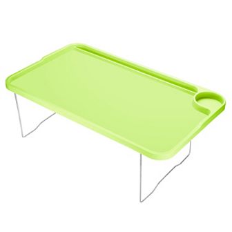 Breakfast Tray Table with Folding Legs Laptop Snack Desk for Eating