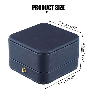 1Pcs Earrings Box Jewelry Display Stand Earrings Organizer Case Plastic Gift Box for Wedding Red