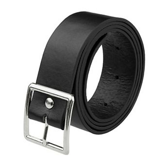 Women's Leather Belts Black Waist Belt With Pin Buckle For Dress Jeans