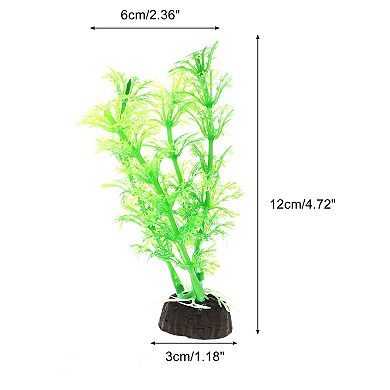 2 Pcs Aquarium Plants Decorations Artificial Aquatic Plant