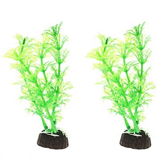 2 pc Aquarium Plants Decorations Artificial Aquatic Plant