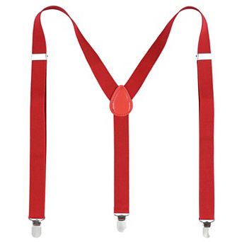 Lady Woman Adjustable Metal Clamp Elastic Suspenders Braces