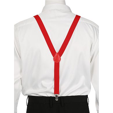 Lady Woman Adjustable Metal Clamp Elastic Suspenders Braces