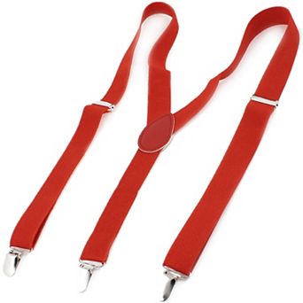 Men's Suspenders Metal Clips Adjustable Elastic Band Y Shaped Suspender