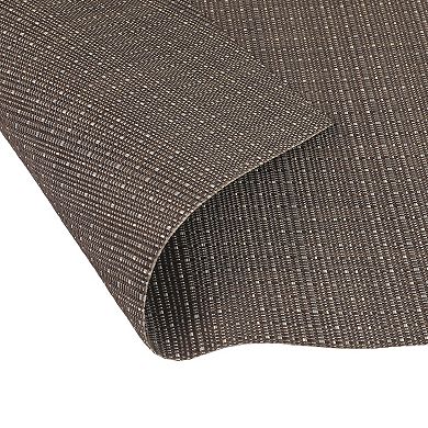 Set Of 6 Placemats Washable Woven Scalloped Pvc Table Place Mats For Home