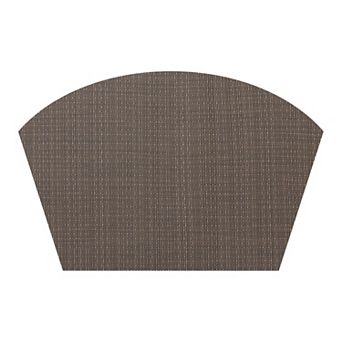 Set of 6 Placemats Washable Woven Scalloped Table Place Mats for Home