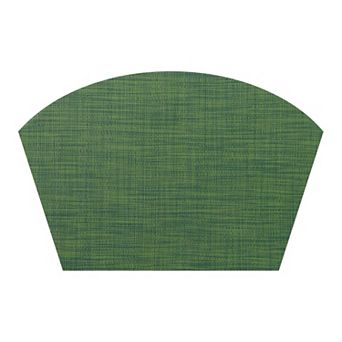 Set of 6 Placemats Washable Woven Scalloped Table Place Mats for Home