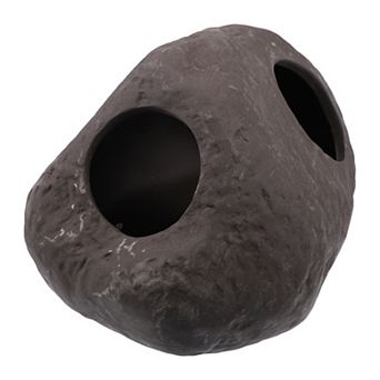 Fish Tank Decoration Stone For Aquatic Pets To Breed Rest Brown 5.24"x3.82"x2.95"