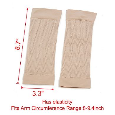 Stretchy One Size Arm Shaper Wrap Sleeves Pair for Women
