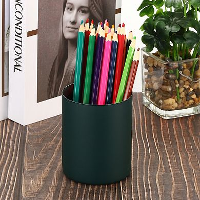Pencil Holder Pen Holder For Desk Stainless Steel Pencil Holders Cup Organizer