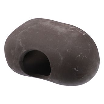 Fish Tank Decoration Stone For Aquatic Pets To Breed Play Rest Brown