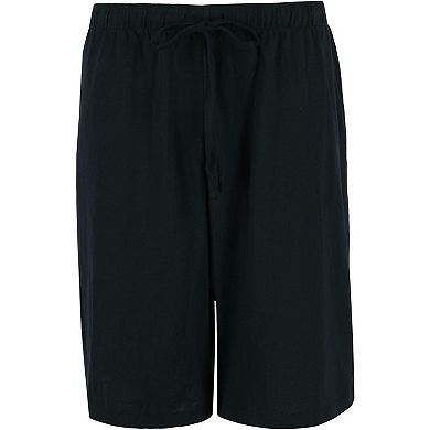 CottonBell Men's Big and Tall Longer Length Lounge Pajama Shorts