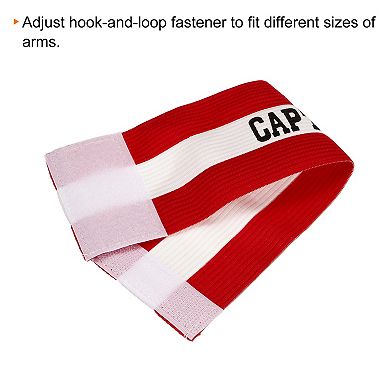 Elastic Captain's Armband Soccer Team Training Arm Band 4 Pack