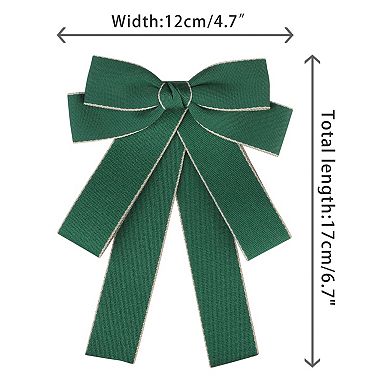 Women's Bowknot Pre-tied Bowties Ribbon Bow Brooch Pin Bow Tie