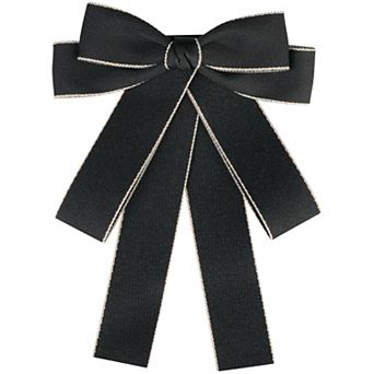Women's Bowknot Pre-tied Bowties Ribbon Bow Brooch Pin Bow Tie