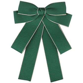 Women's Bowknot Pre-tied Bowties Ribbon Bow Brooch Pin Bow Tie