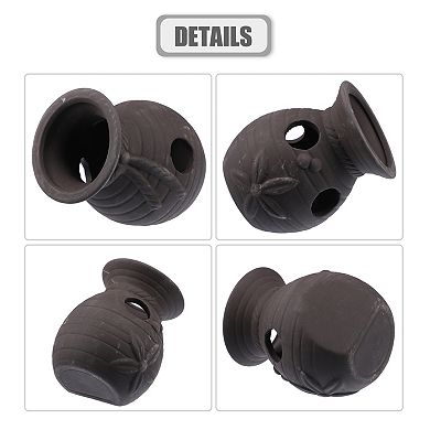 Fish Tank Decoration Stone For Aquatic Pets To Breed Play Rest Brown