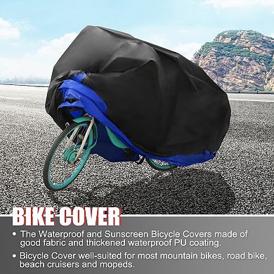 1 Set Bike Cover Outdoor Waterproof Bicycle Cover Sun Dust Bike Covers For 1 Bike