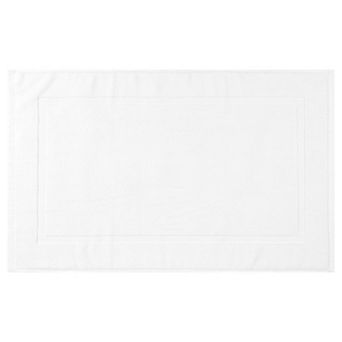 1 pc Towel Cotton Banded Bath Mat Reversible Soft Plush Absorbent Bath Rug Bathtub Mat 16" x 24"