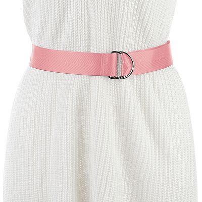5424 Fashion Waist Cotton Double D Ring Designer Women Teen Checks Belt Women main image 4