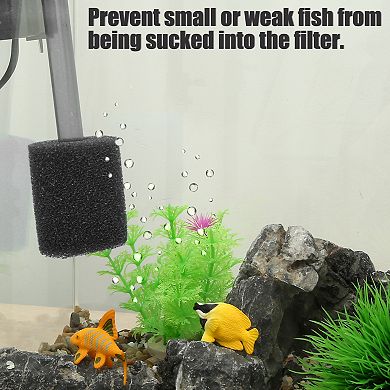 4 Pcs Aquarium Pre Filter Foam Roll Foam Sponge Roll Intake Filter For Fish Tank