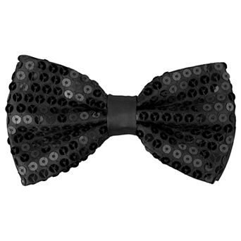 Men's Sequins Sparkling Adjustable Neck Shiny Bow Ties