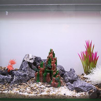 Aquarium Landscape Mountain Decoration Artificial Aquatic Terrariums Stone Rock 6.02"