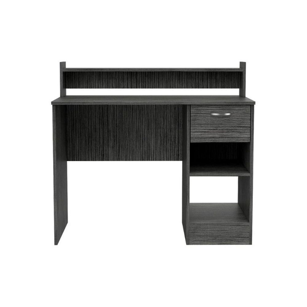 Charlotte Computer Desk With 2 Storage Shelves And Drawer