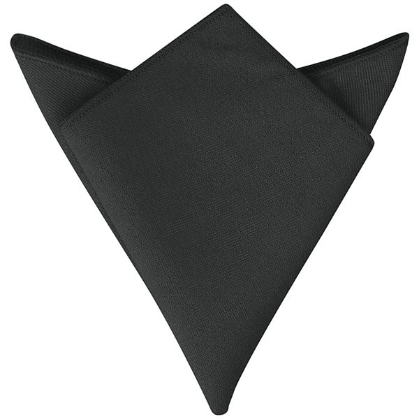Men's Cotton Handkerchiefs Classic Solid Color Pocket Squares For