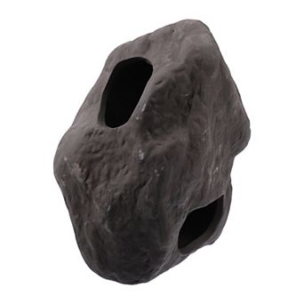 Fish Tank Decoration Stone For Aquatic Pets To Breed Rest Brown 5.47"x4.49"x3.46"