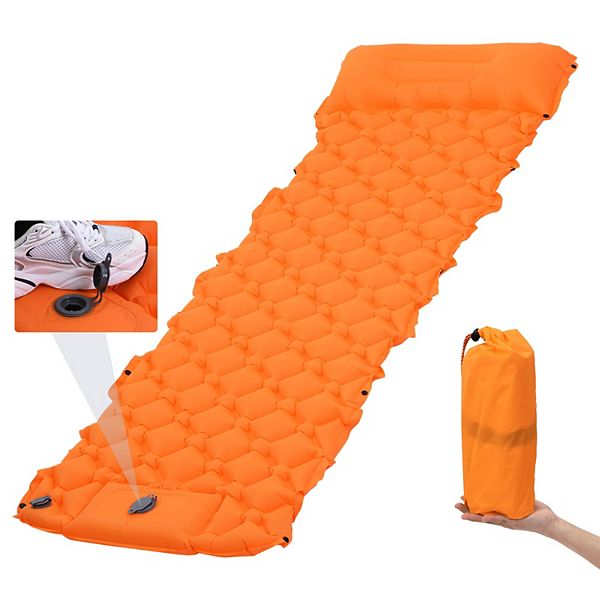 Inflatable Sleeping Pad 76"x24" Ultralight Waterproof Sleeping Mat With