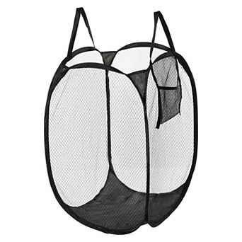 1 pc 50l Folding Laundry Basket Durable Folding Laundry Hamper For Bathroom