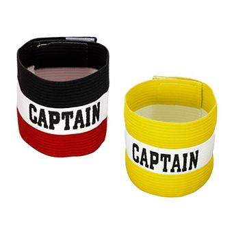 Captain's Armband, Elastic Arm Band For Soccer Team Training, 2 Pack