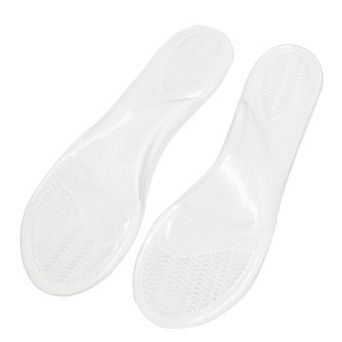 Self Adhesive 3/4 Foot Care Arch Support Silicone Massage Insoles Cushions Pads