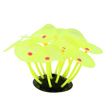 Aquarium Simulation Coral Aquatic Plant Fluorescent Glow Fish Tank Landscape Decoration