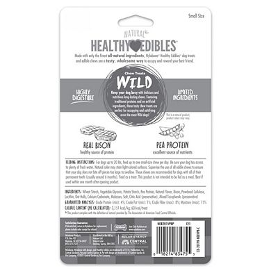 Nylabone Edibles Wild Bison Chew Treats(small - 8 Pack)