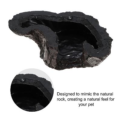 Turtle Basking Platform Resin Tortoise Rock Aquarium Ornament 7.2"x4.4"x1.8" Brown