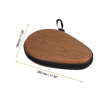 Table Tennis Racket Case Ping Pong Paddle Case Hard Cover Container Bag Gourd Shape