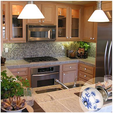 6pcs Flower Pattern Hand Painted Ceramic Door Knobs Drawer Pull Handles